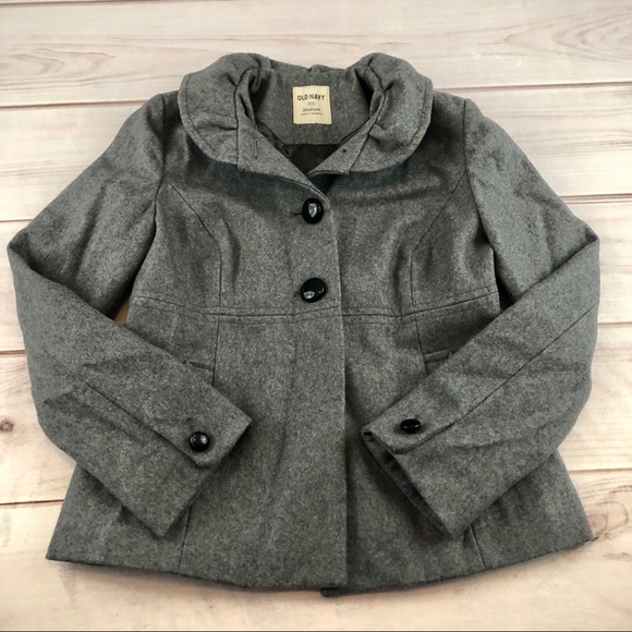 Old Navy Jackets & Blazers - Old Navy Wool Blend Peacoat Sz M (Item #294)